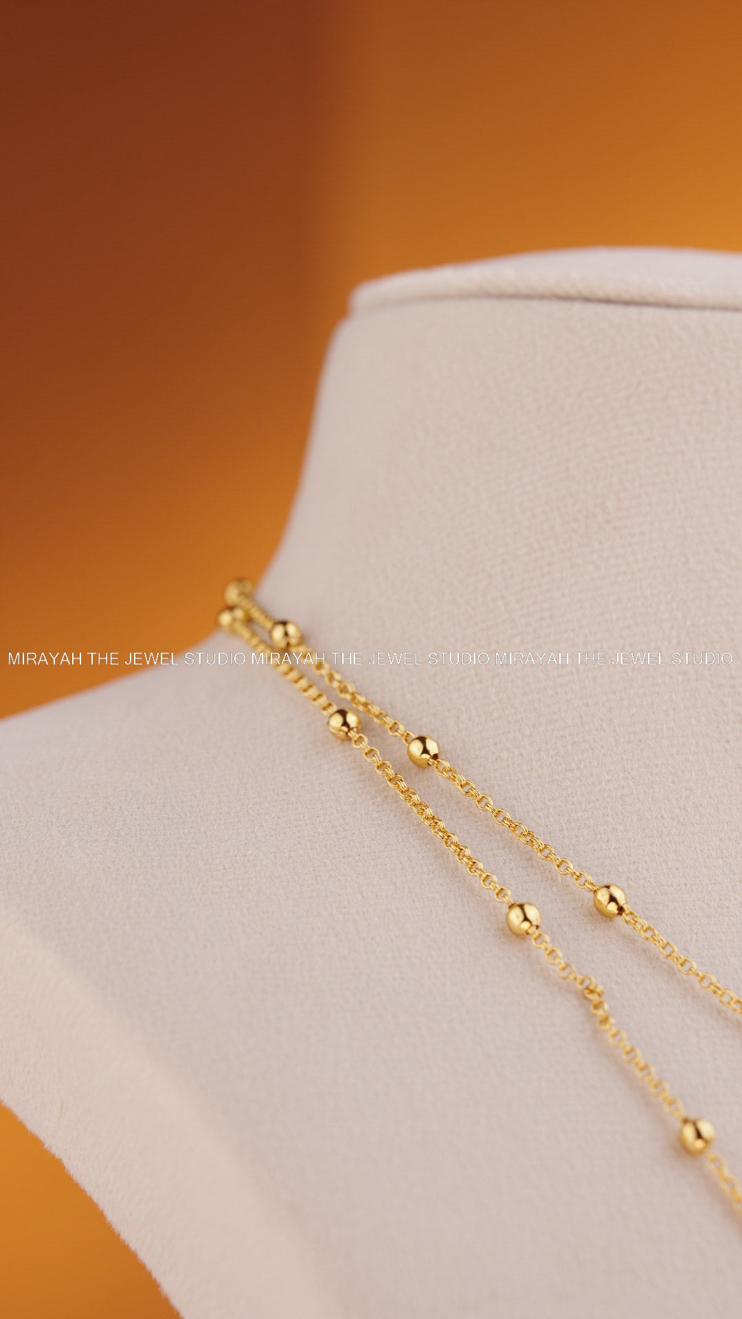 RUBY STREAKS LAYERED HARAM