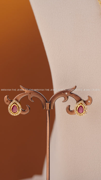 RUBY STREAKS LAYERED HARAM