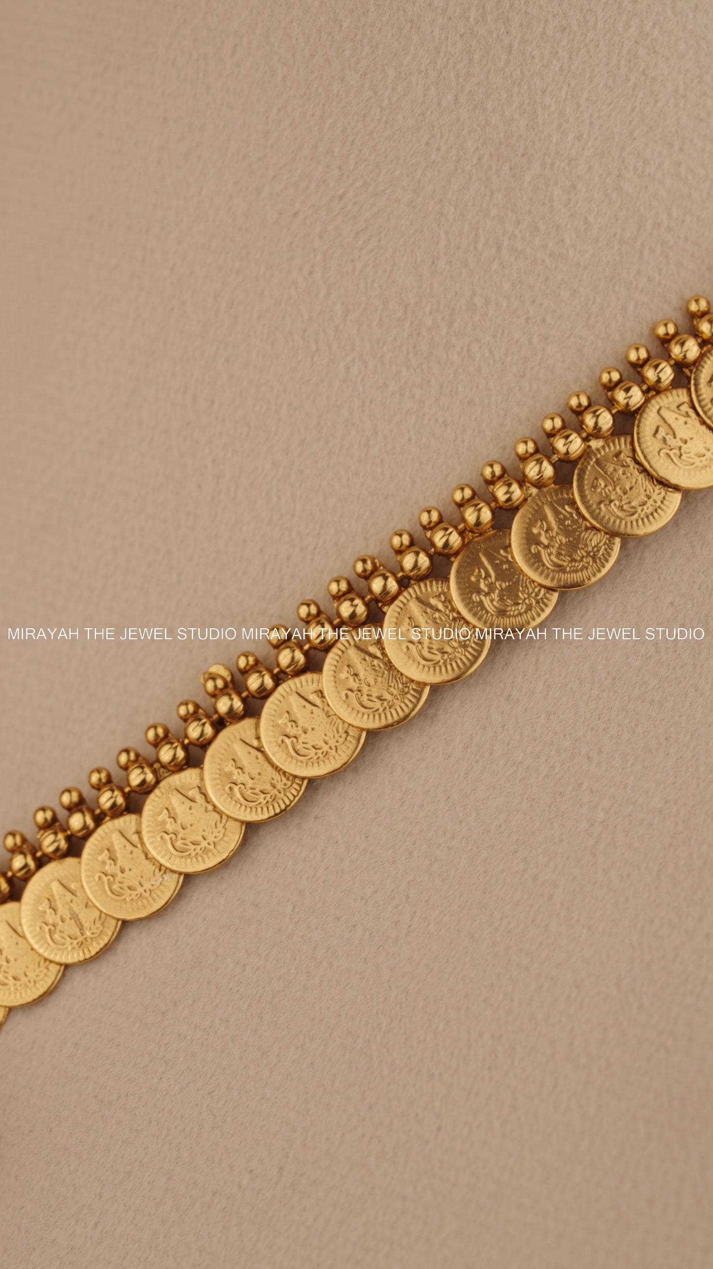 RUBY COIN PEACOCK NECKLACE