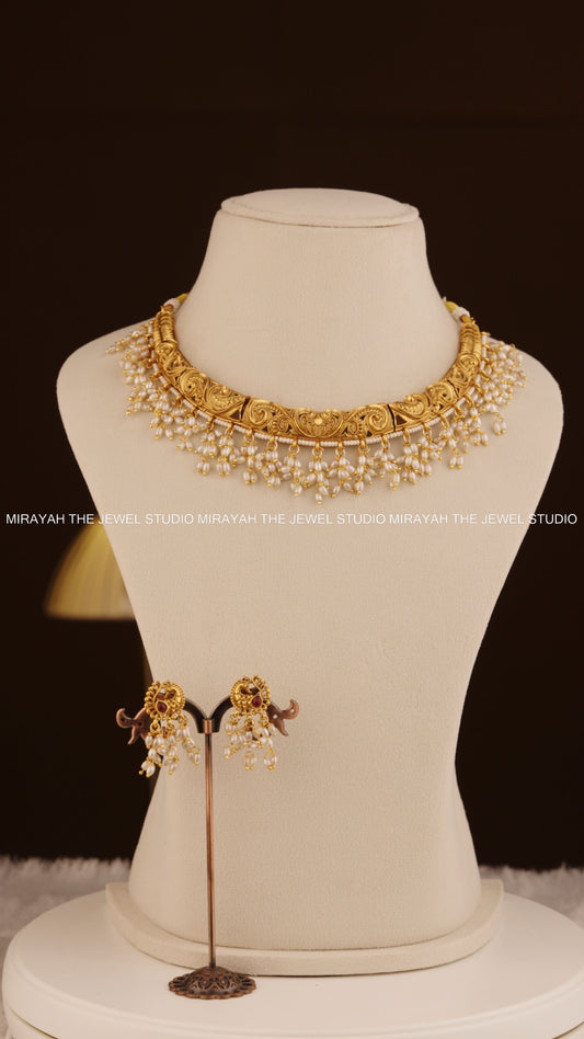 RAJAMALLIKA PEARL NECKLACE