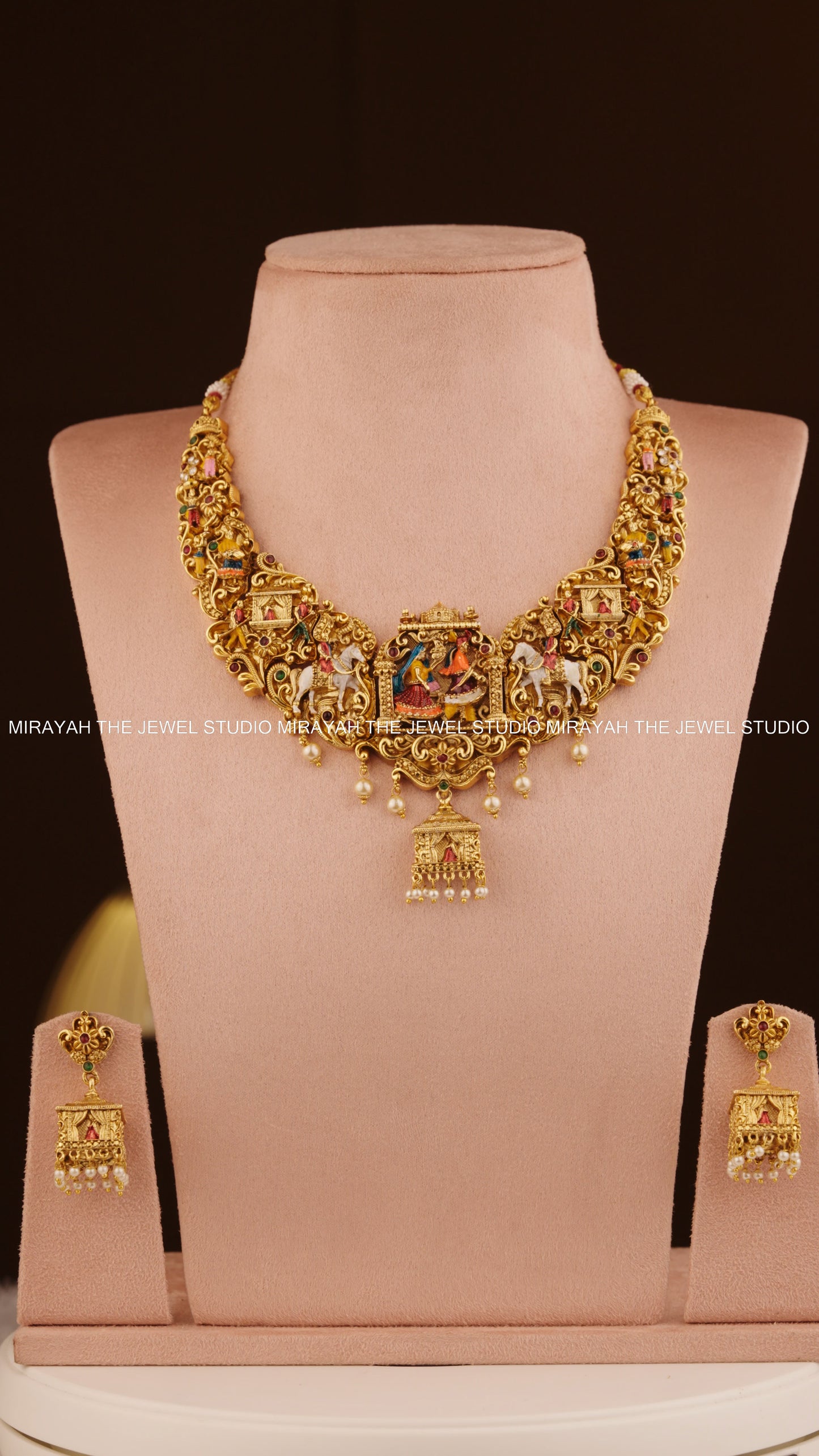 RAAS RANG MEENAKARI NECKLACE
