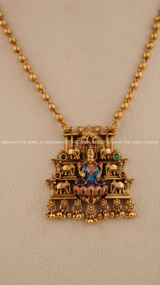 PADMAVASINI MEENAKARI NECKLACE