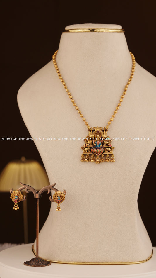 PADMAVASINI MEENAKARI NECKLACE