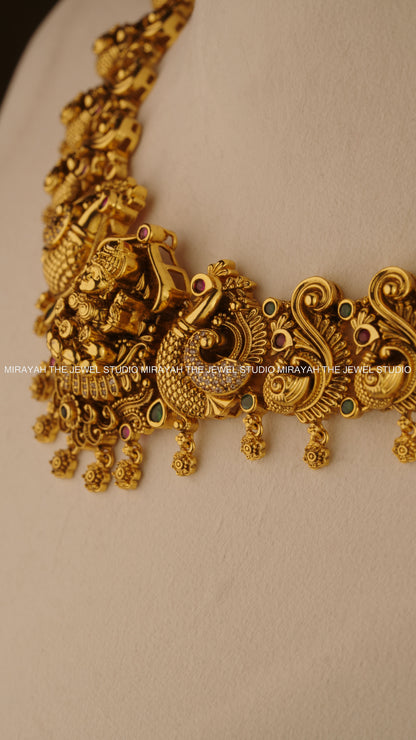 PREMIUM RAJ MAYURAM NECKLACE