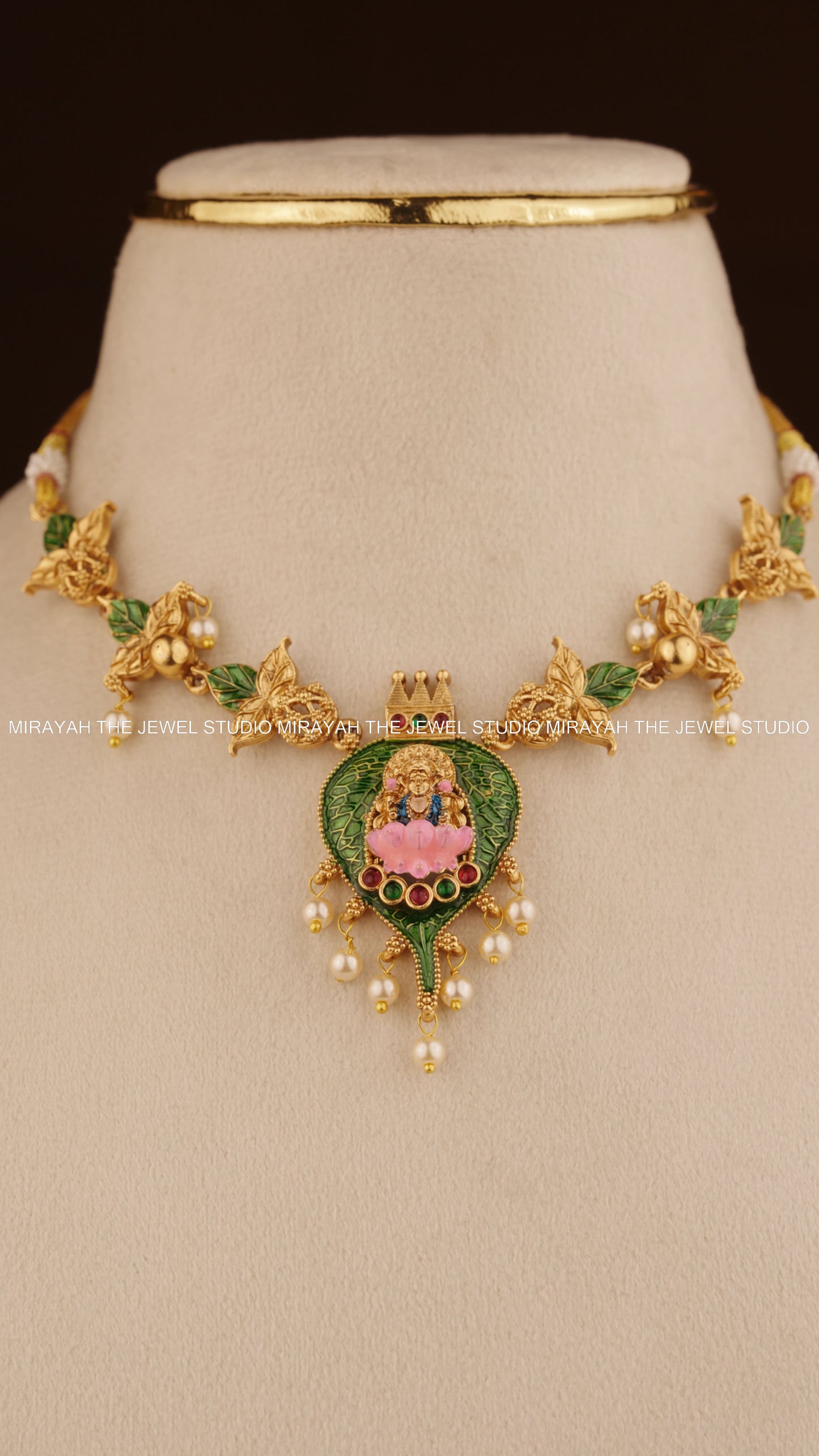 VANAMAYI MEENAKARI CHOKER/NECKLACE