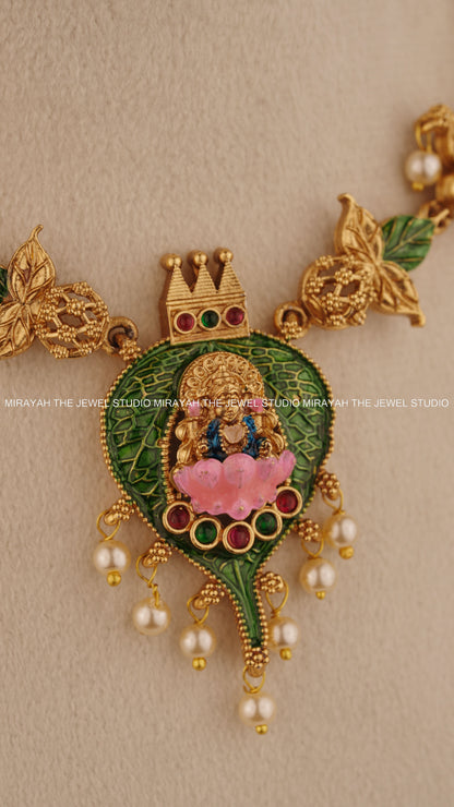 VANAMAYI MEENAKARI CHOKER/NECKLACE