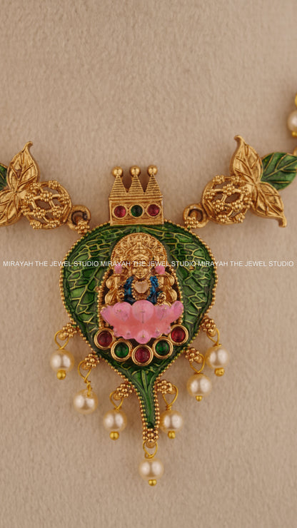 VANAMAYI MEENAKARI CHOKER/NECKLACE