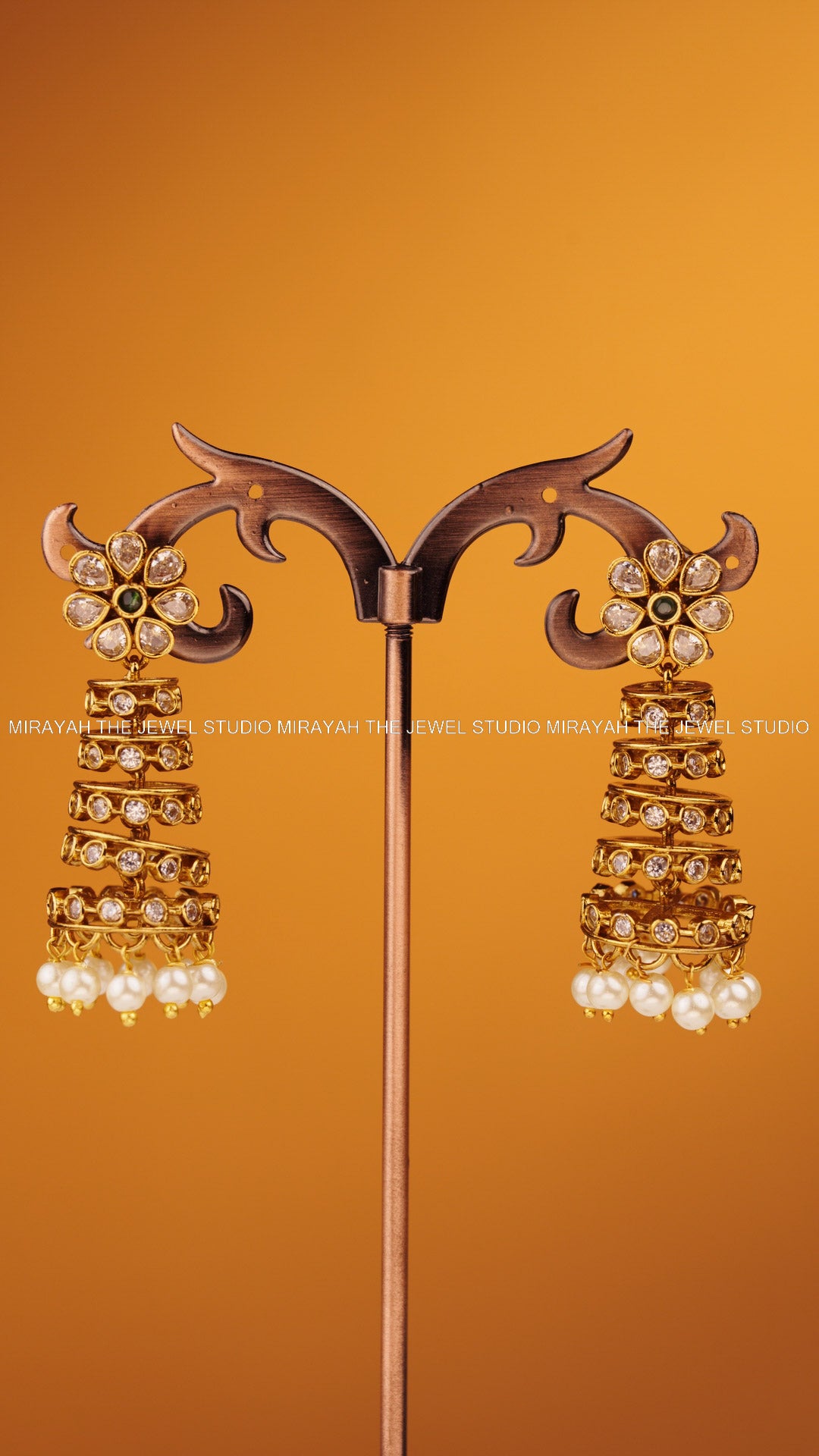DAZZLE BLOOM AD JHUMKA