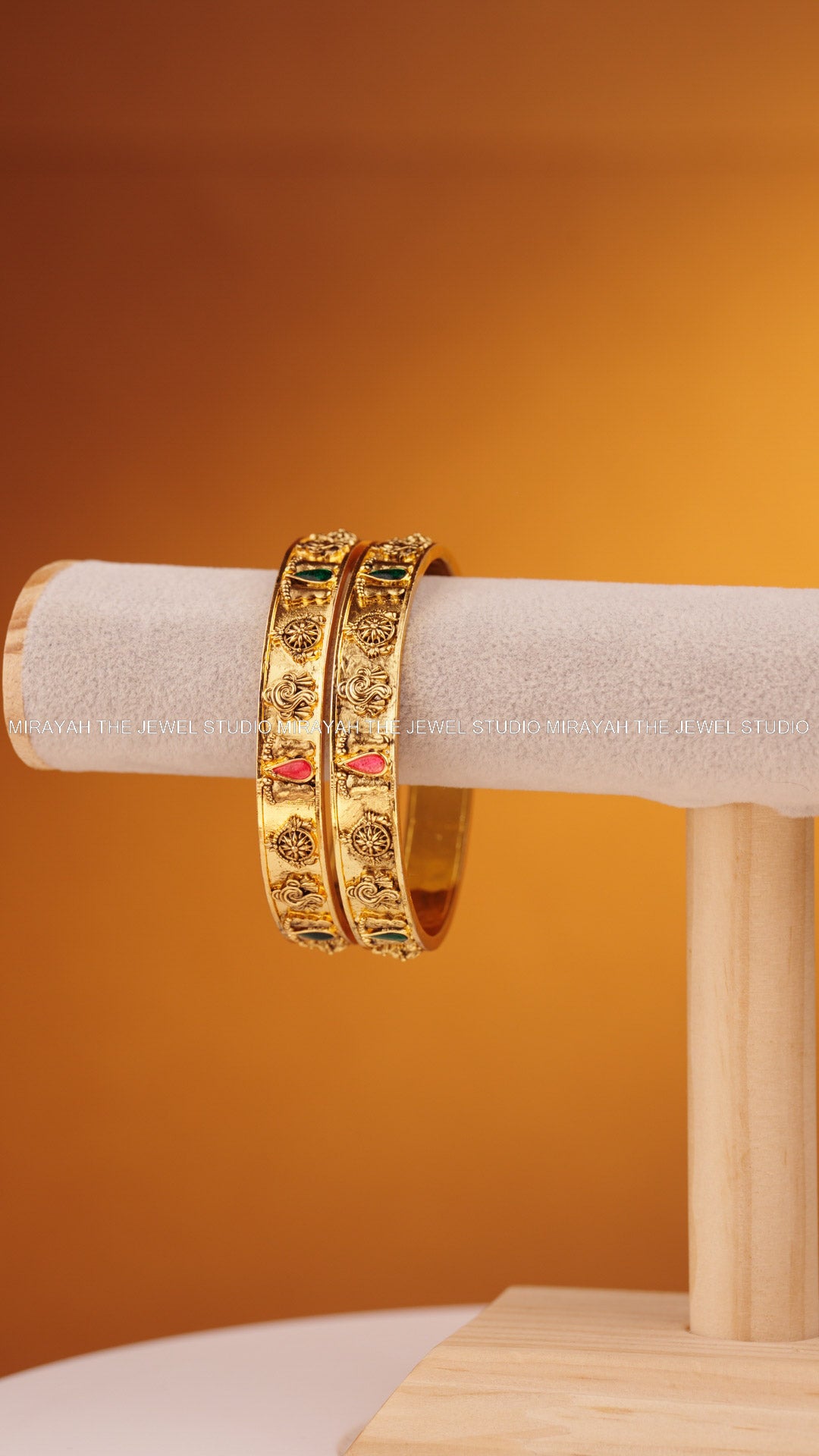 SHANKA CHAKRA BANGLES (2PCS)