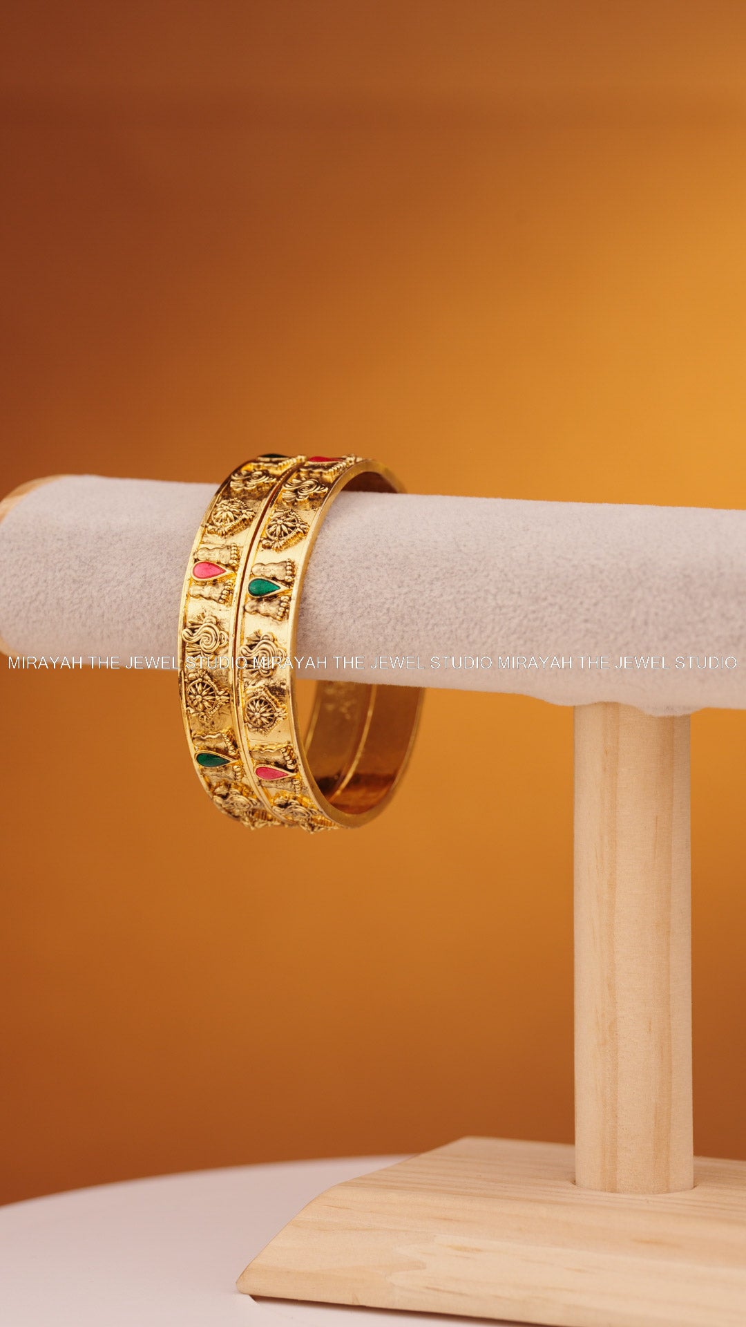 SHANKA CHAKRA BANGLES (2PCS)