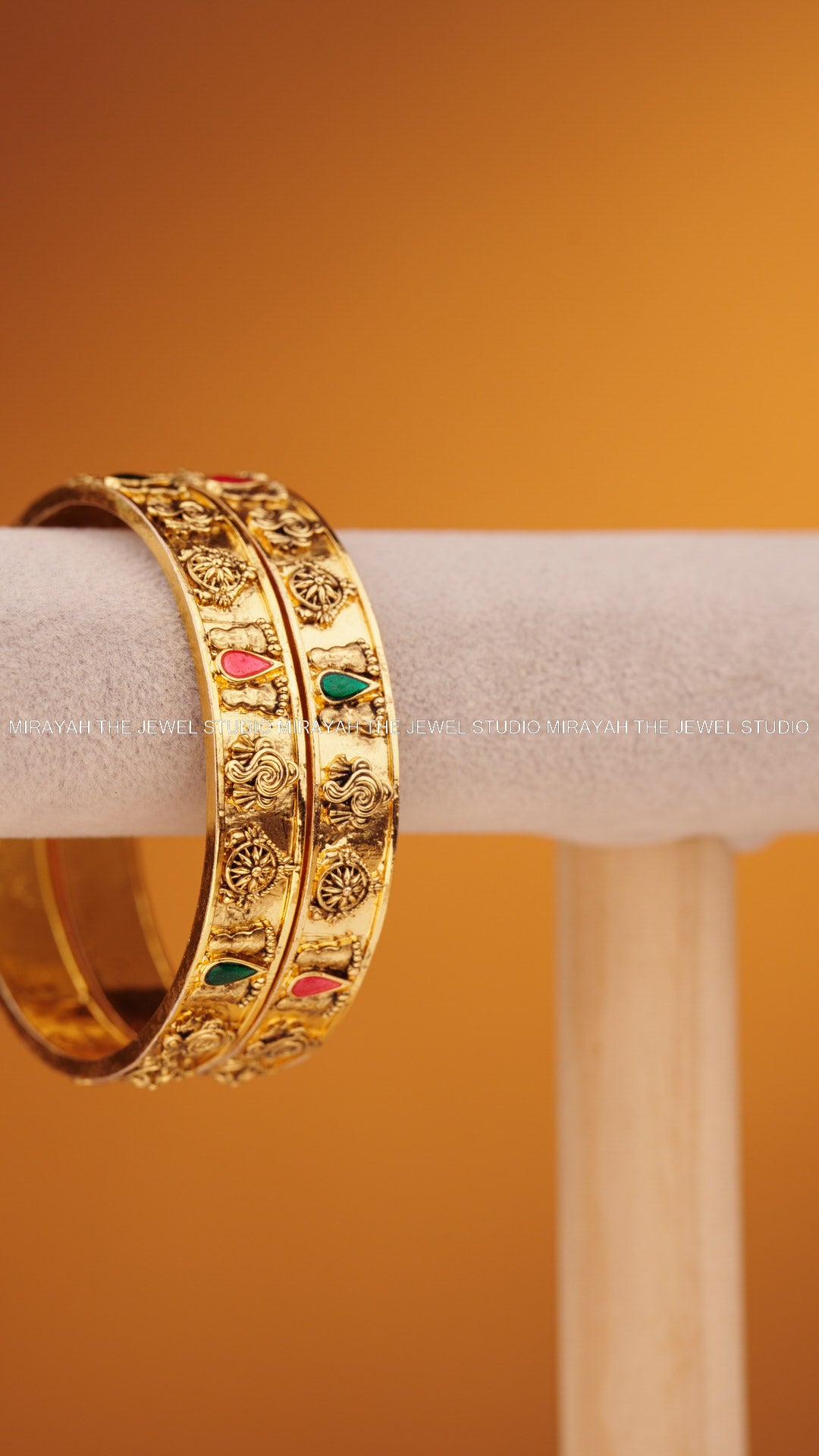SHANKA CHAKRA BANGLES (2PCS)