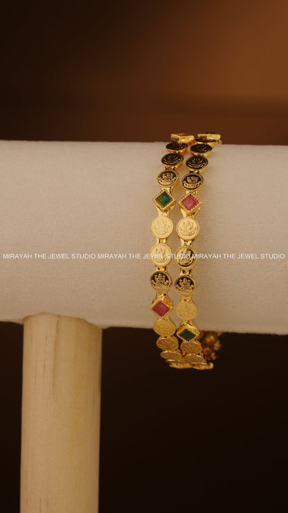 SHRIVALLI KAASU BANGLE (2PC)