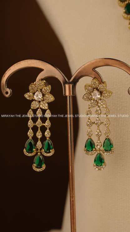 IMPERIAL STONEFALL NECKLACE - EMERALD