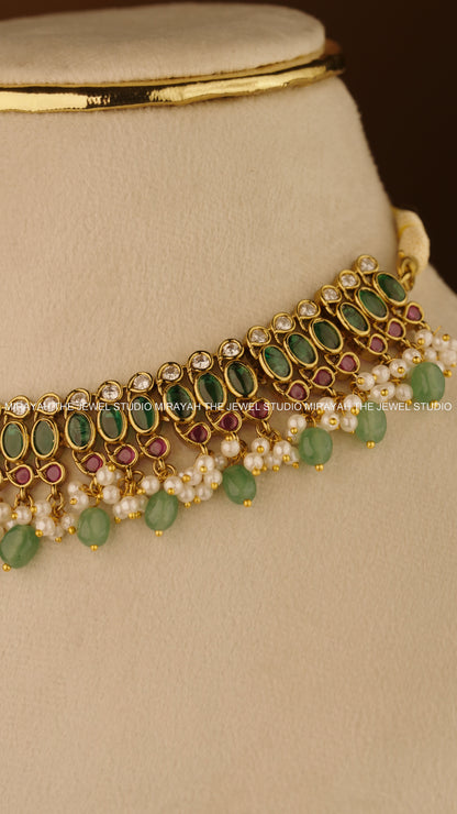 VALLENCIA GEMLINE NECKLACE