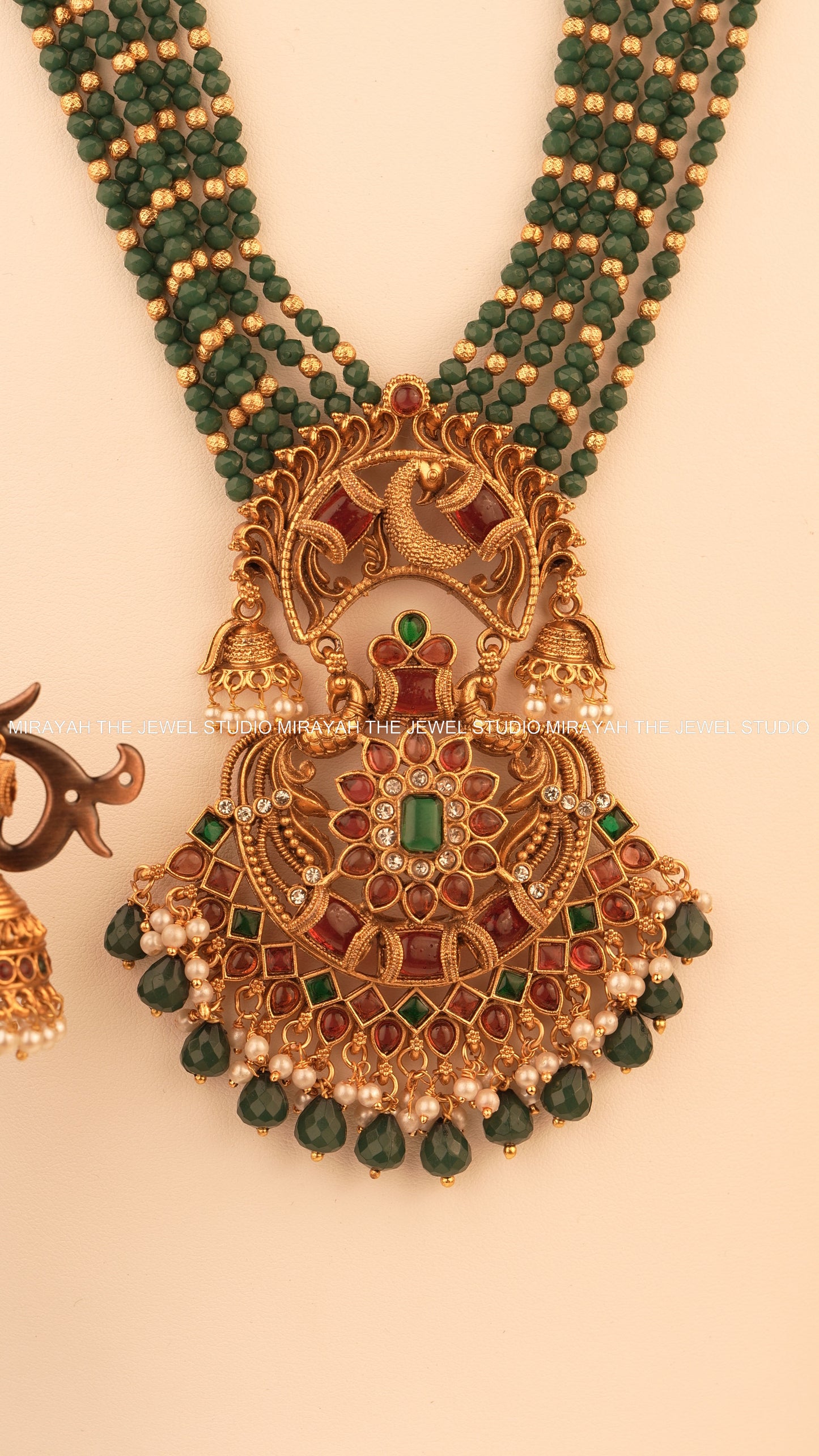 HEMA MAYURI BEADED HARAM