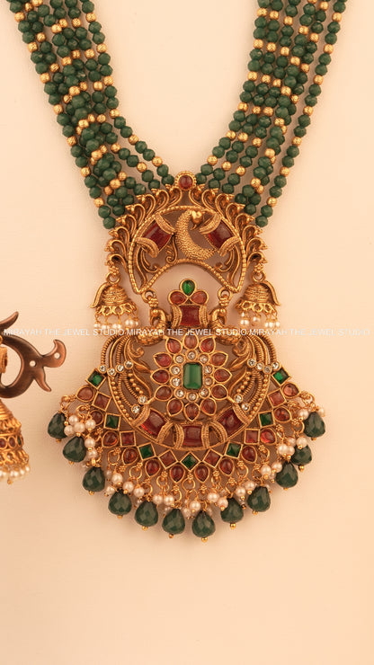 HEMA MAYURI BEADED HARAM