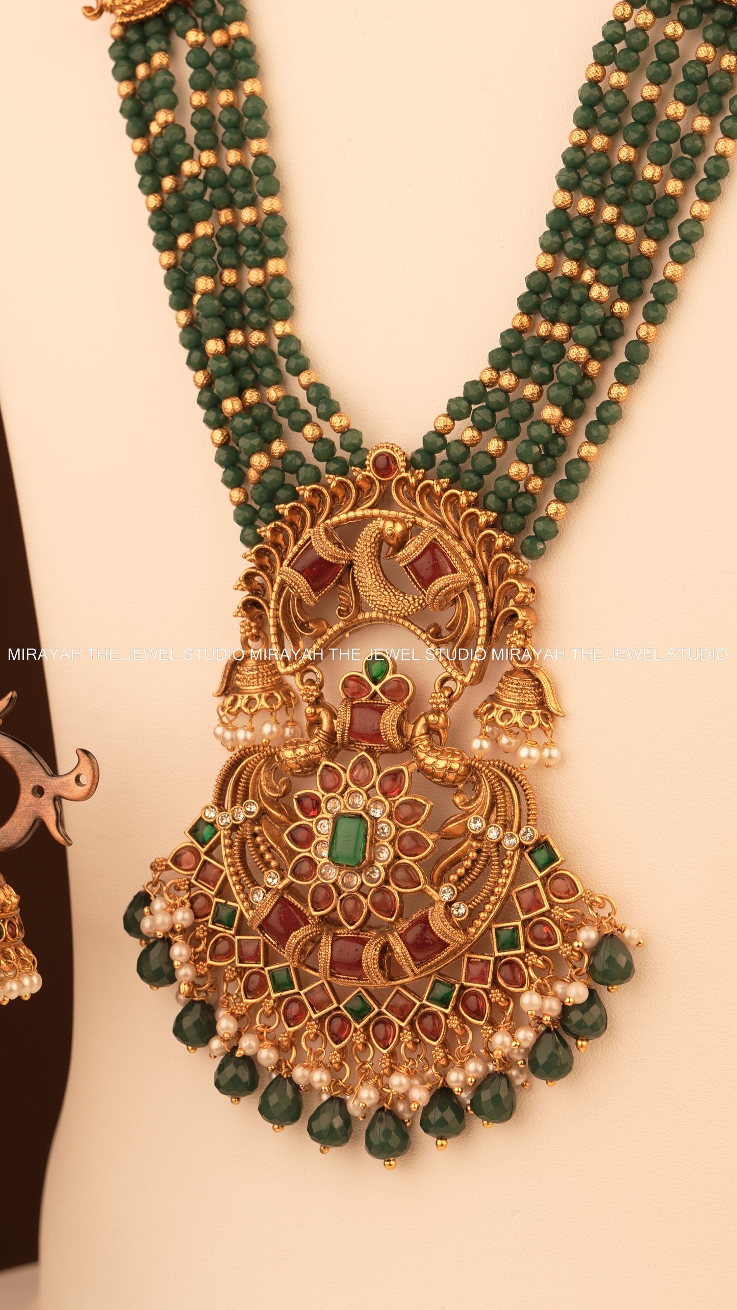 HEMA MAYURI BEADED HARAM
