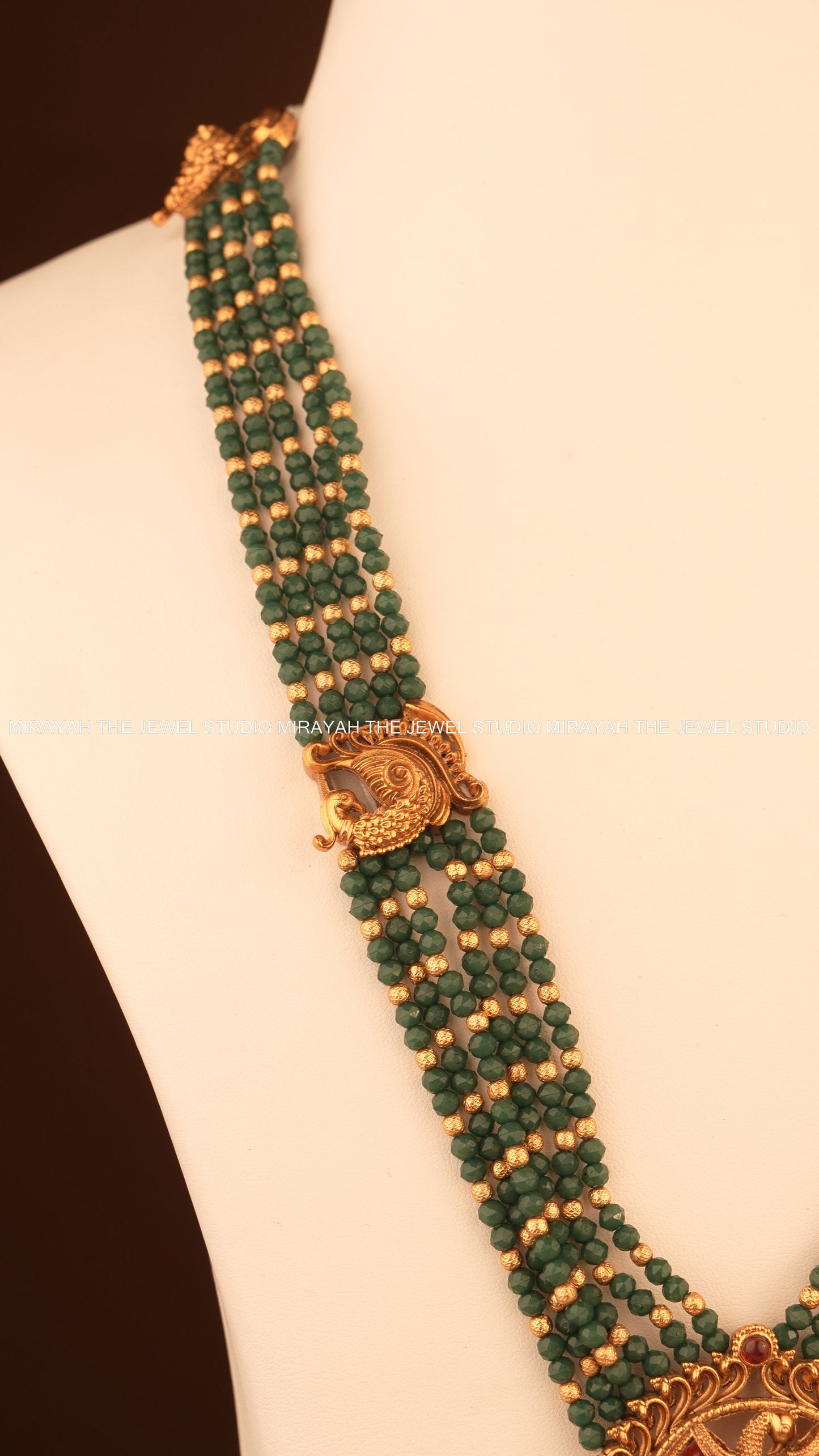 HEMA MAYURI BEADED HARAM