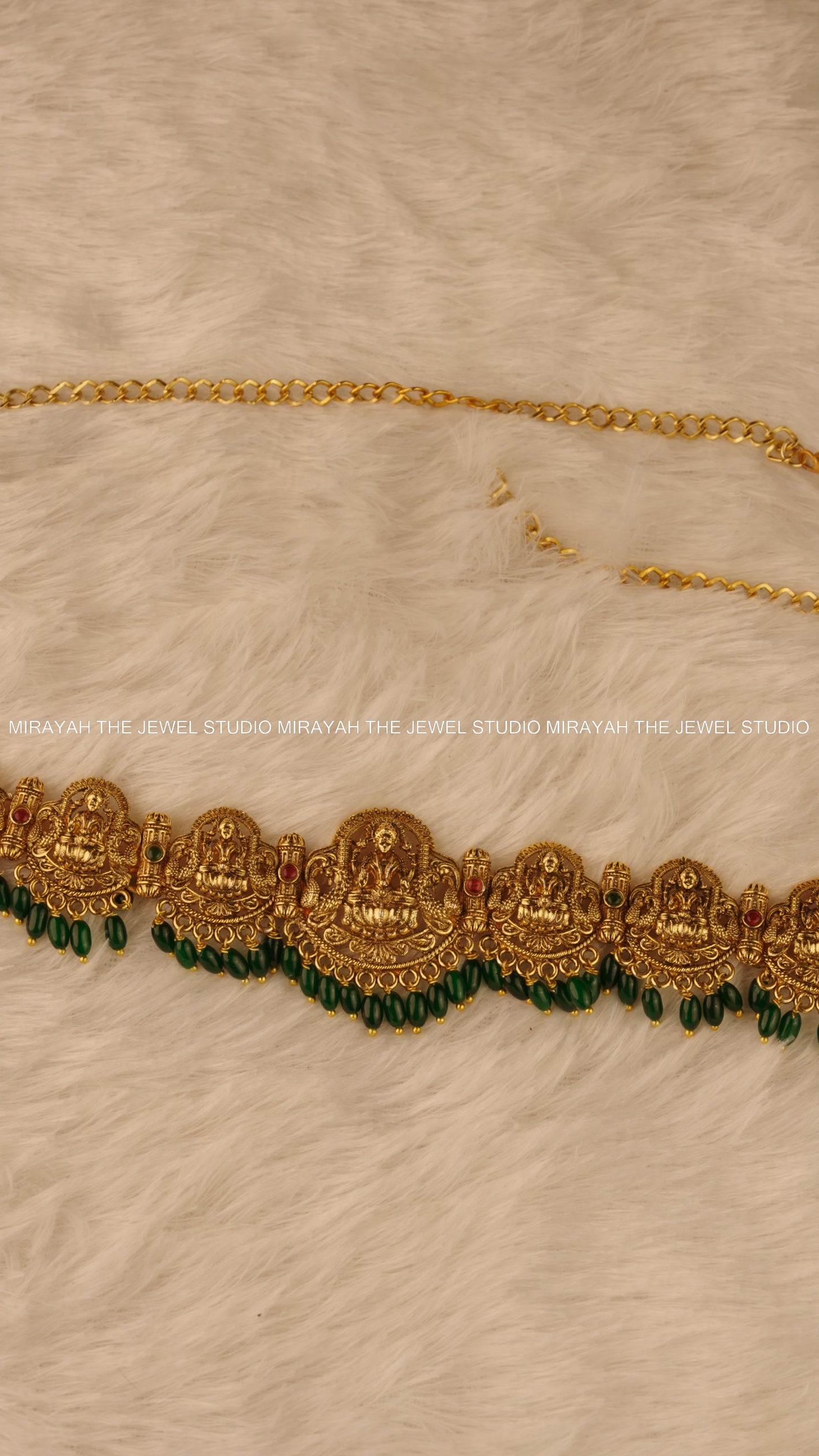 MARAKATA LAKSHMI HIP CHAIN