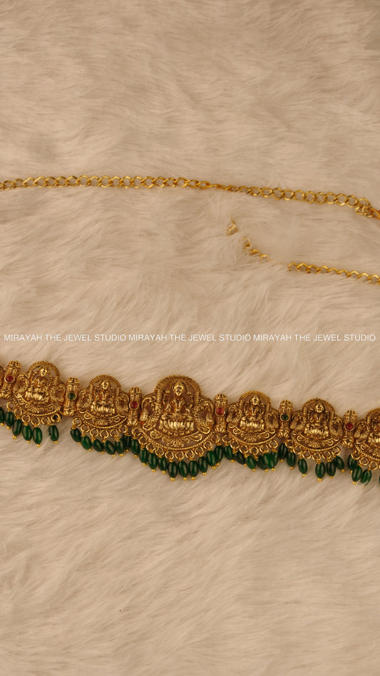 MARAKATA LAKSHMI HIP CHAIN