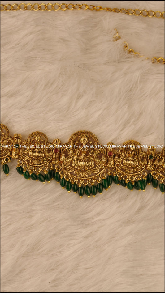 MARAKATA LAKSHMI HIP CHAIN