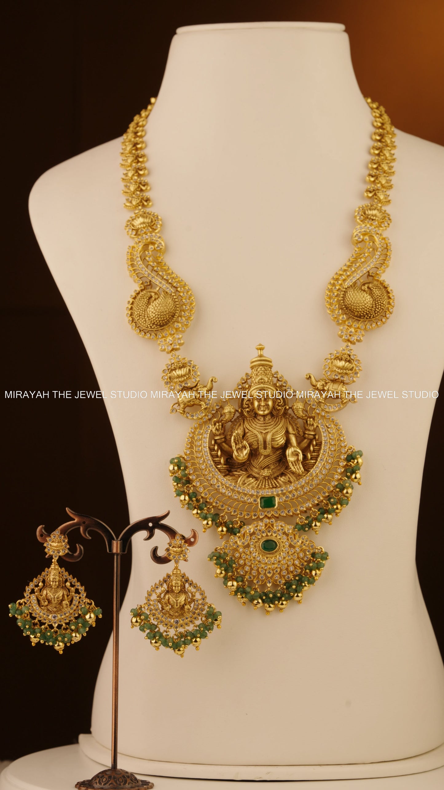RATNA SIMHASINI HARAM - GREEN