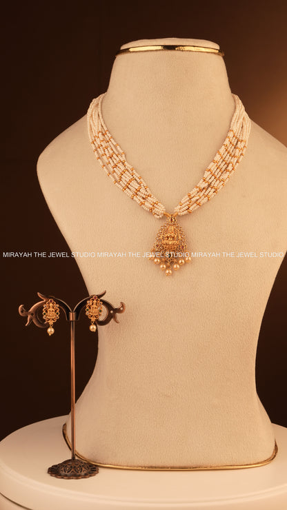 NITYA MANGALYAM NECKLACE - WHITE