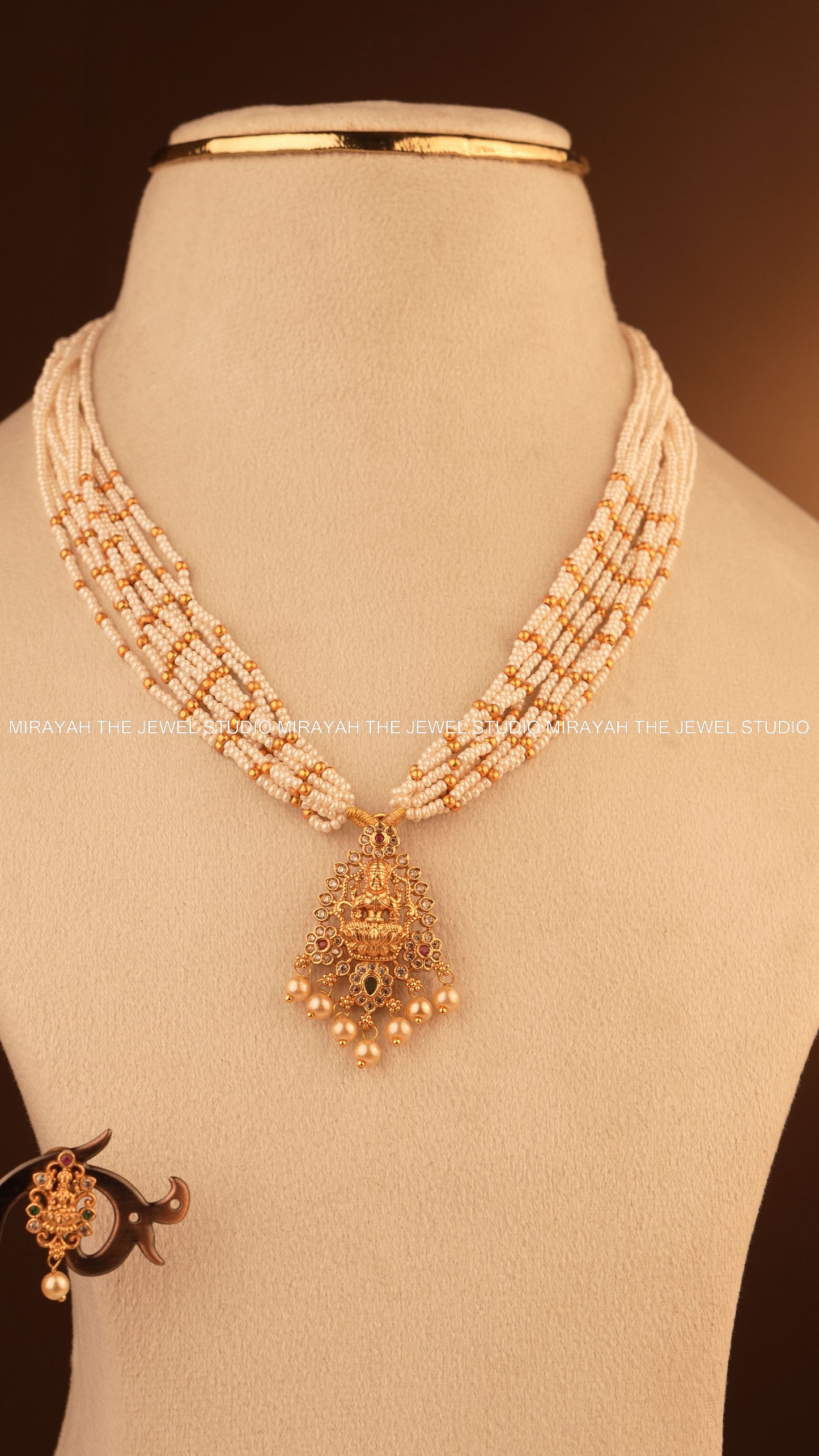 NITYA MANGALYAM NECKLACE - WHITE