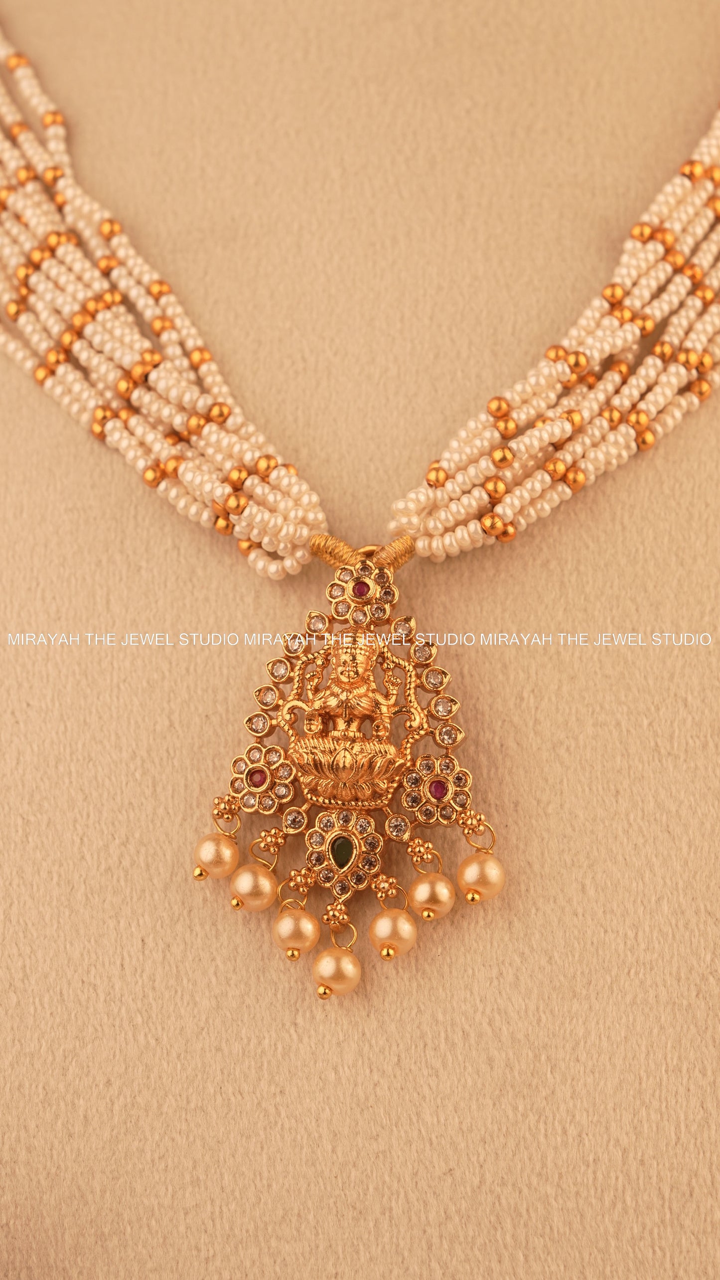 NITYA MANGALYAM NECKLACE - WHITE