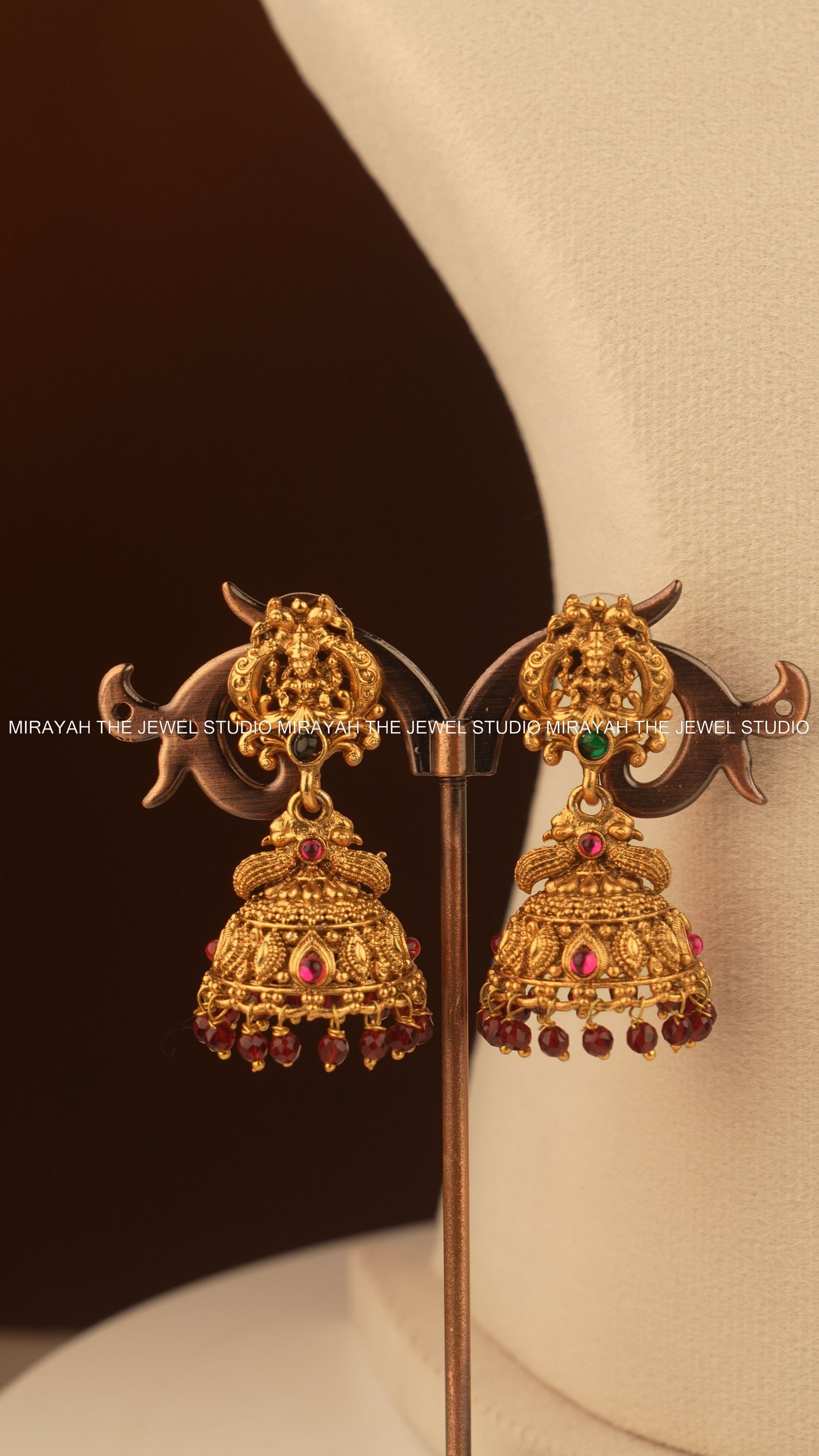 MANGALA DEEPA CHOKER -  MAROON RED