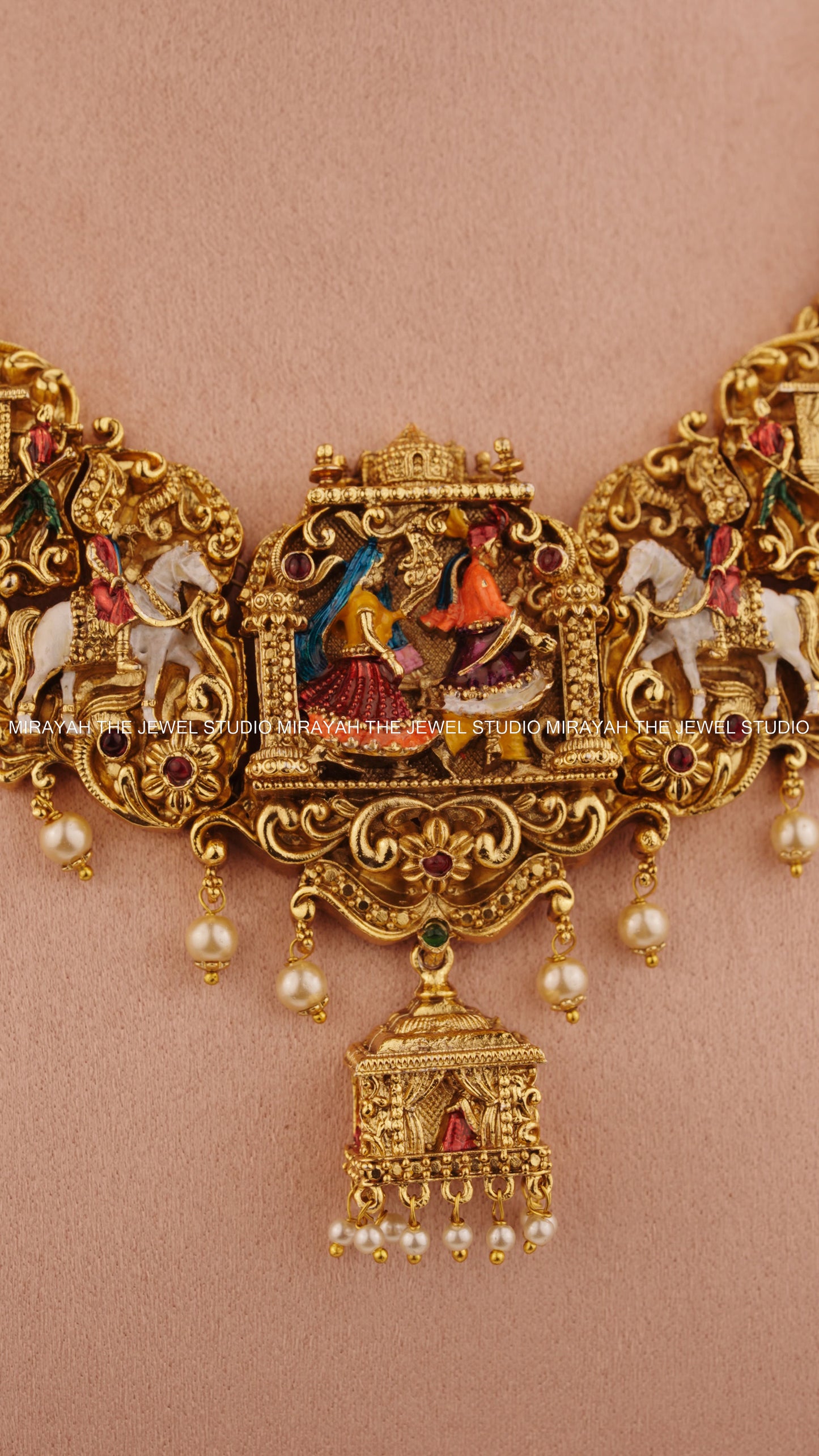 RAAS RANG MEENAKARI NECKLACE