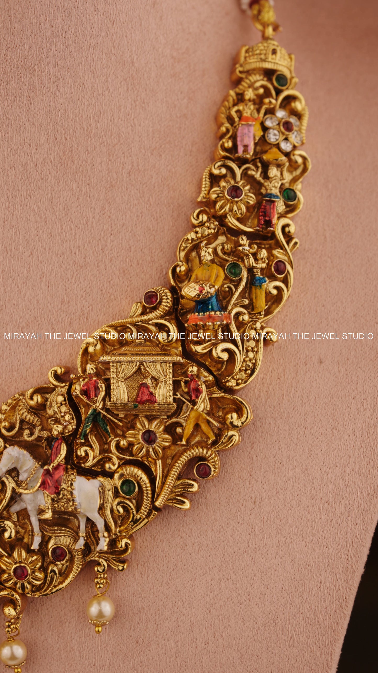 RAAS RANG MEENAKARI NECKLACE