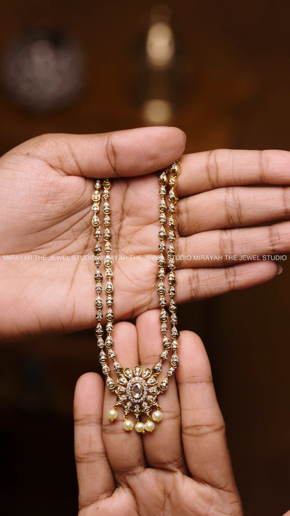 AD DOUBLE LAYERED CHOKER - WHITE