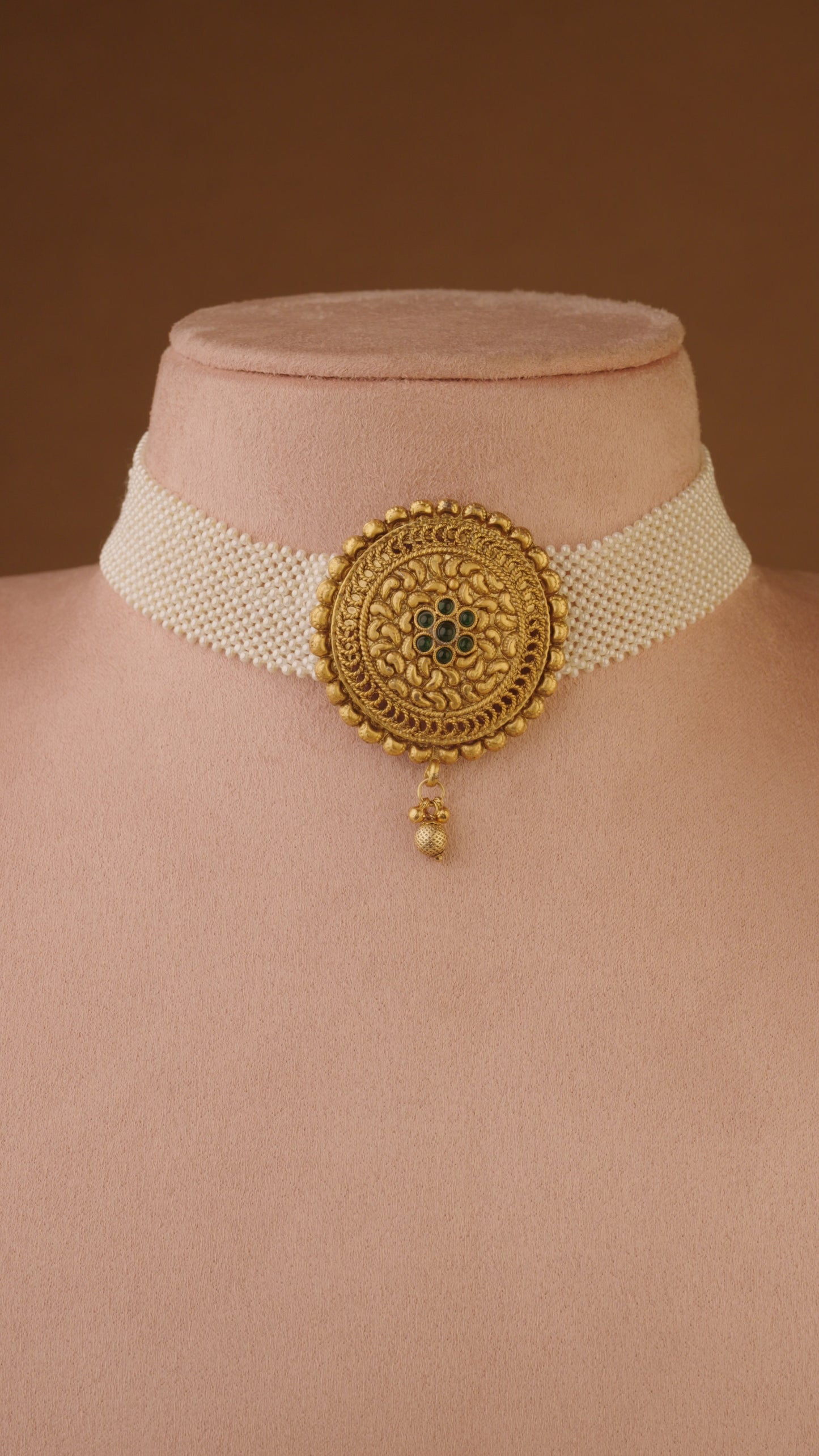 MUKTA CHAKRA CHOKER - GREEN