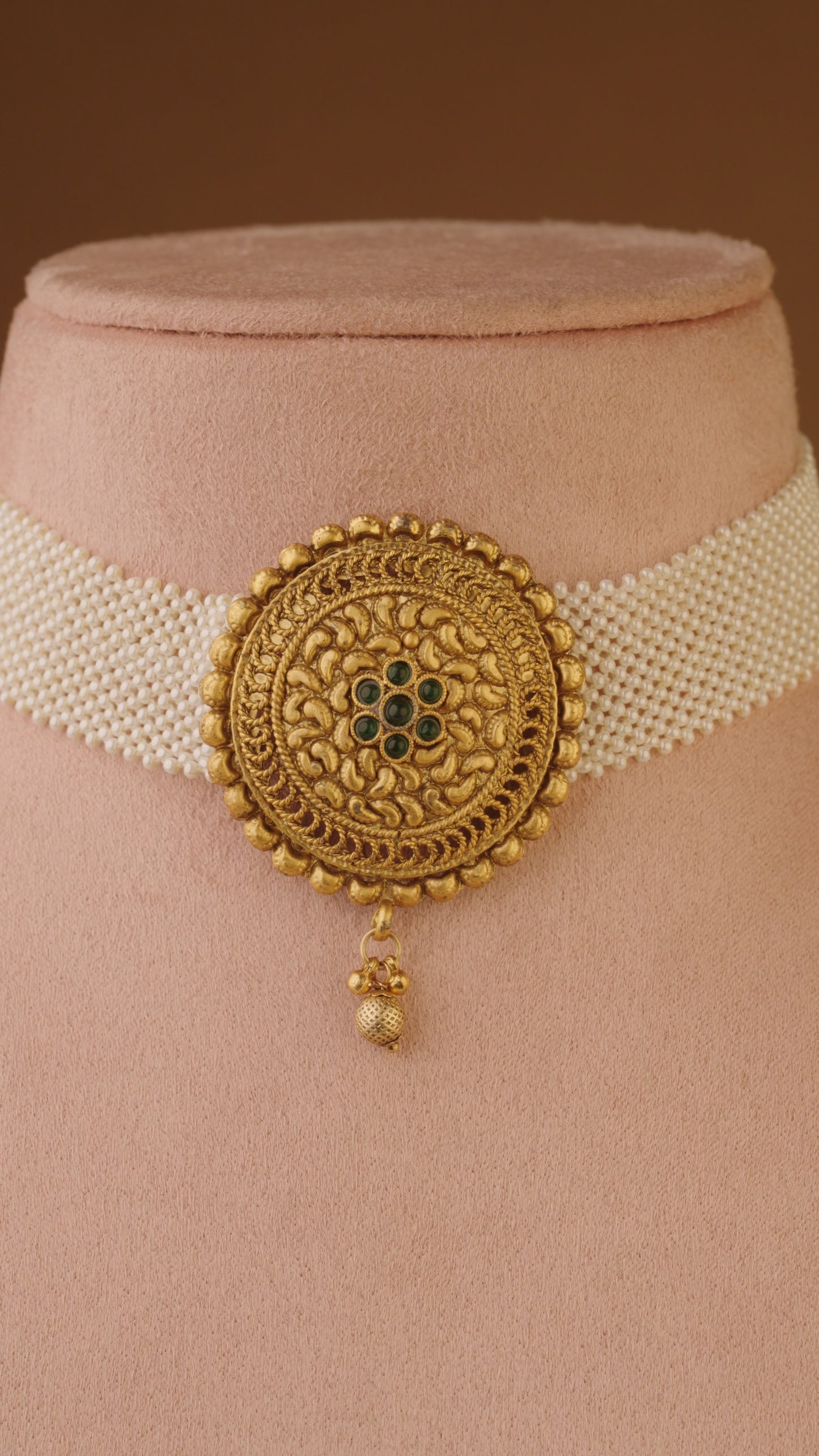 MUKTA CHAKRA CHOKER - GREEN