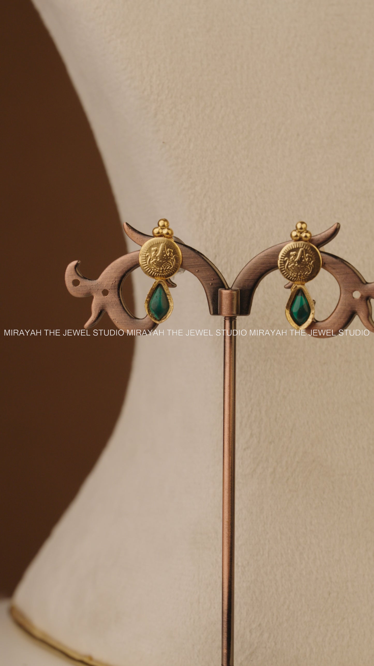 NAGAS COIN CHOKER/NECKLACE - GREEN