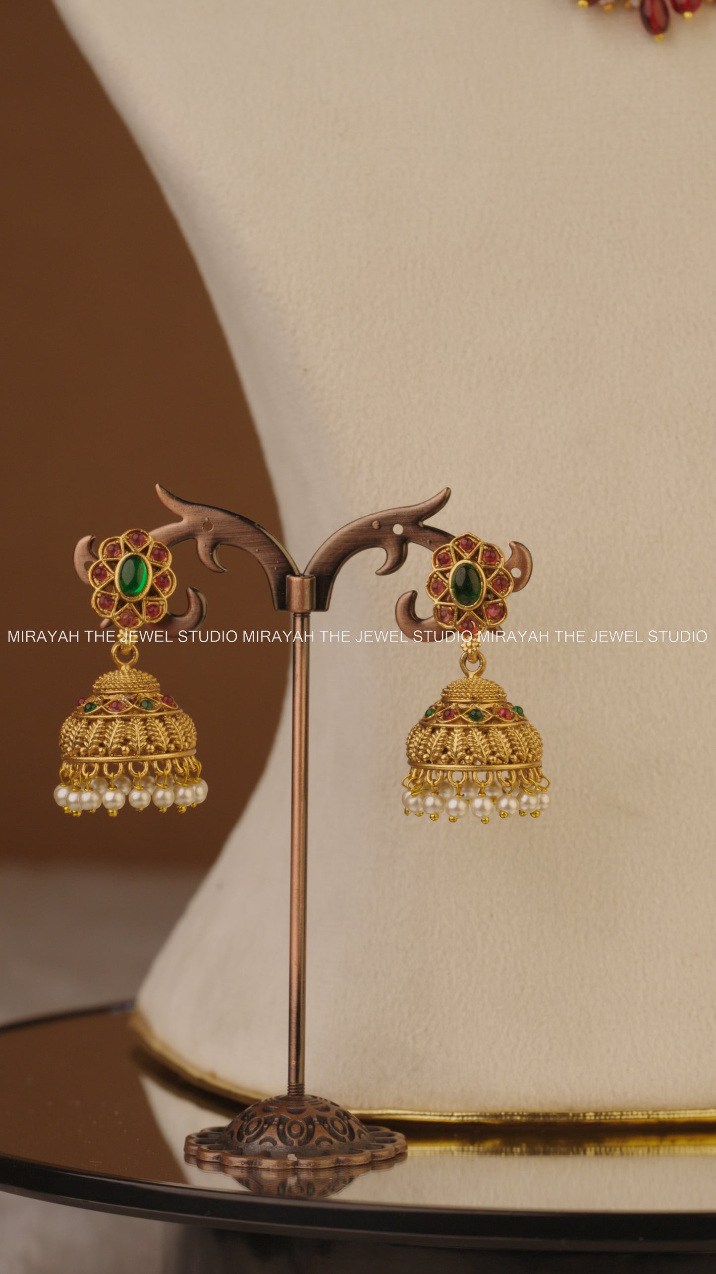 ELEPHANT LUXE CHOKER/NECKLACE -RED