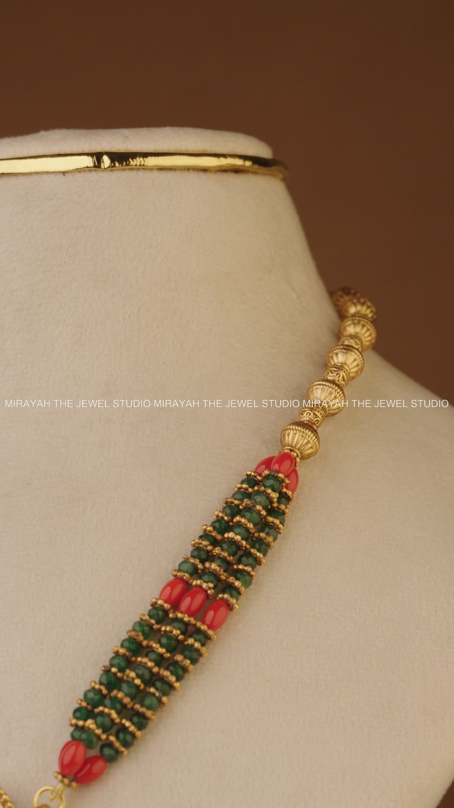 VAIBHAVI BEADED PENDANT HARAM