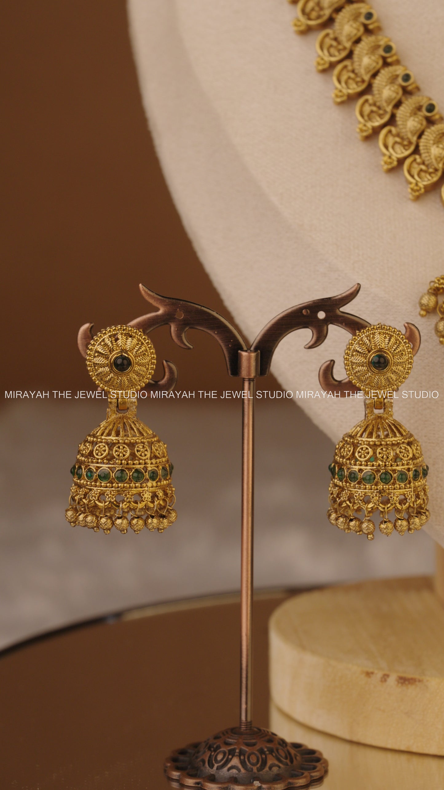 ANANDA MAYURAM NECKLACE - GREEN