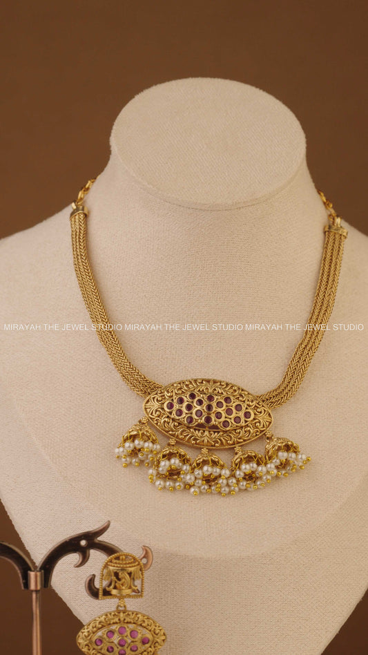 JHUMKA RAGA NECKLACE