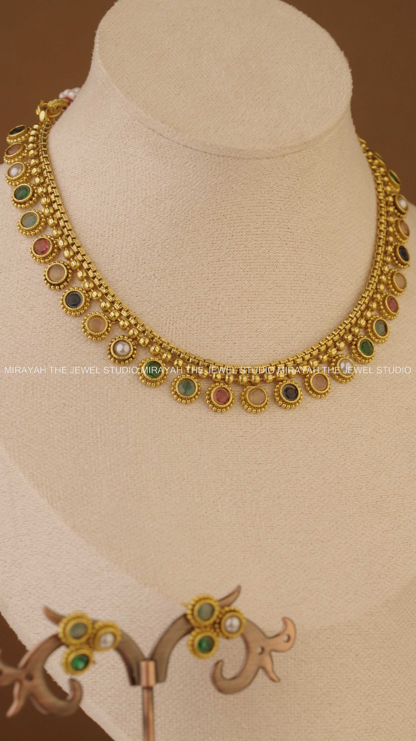 VELVET VARNAM COIN NECKLACE