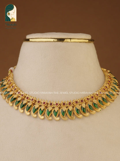 GOLD MANGO RATNA NECKLACE