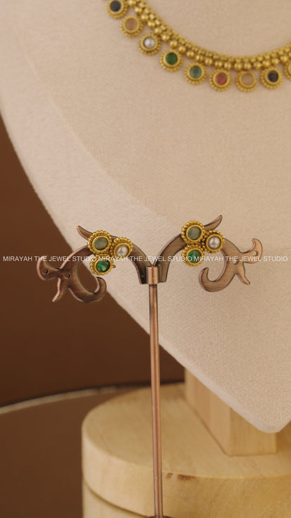 VELVET VARNAM COIN NECKLACE