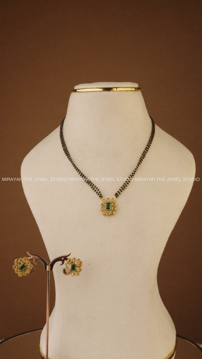 SOUBAGYA SUTRA NECKLACE - GREEN