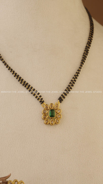 SOUBAGYA SUTRA NECKLACE - GREEN
