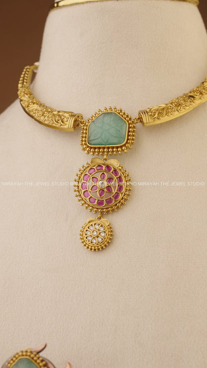 RATNA DEEPAM HASLI - AQUA BLUE