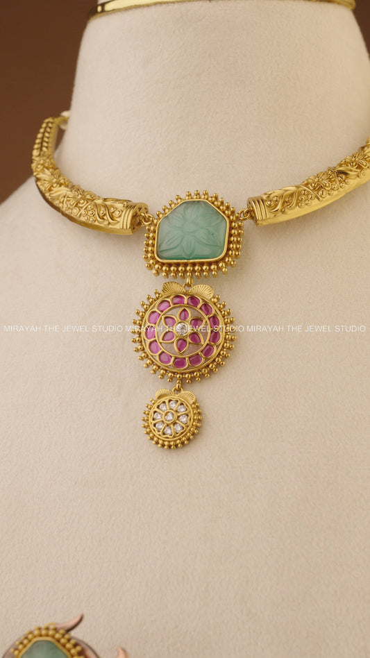 RATNA DEEPAM HASLI - AQUA BLUE