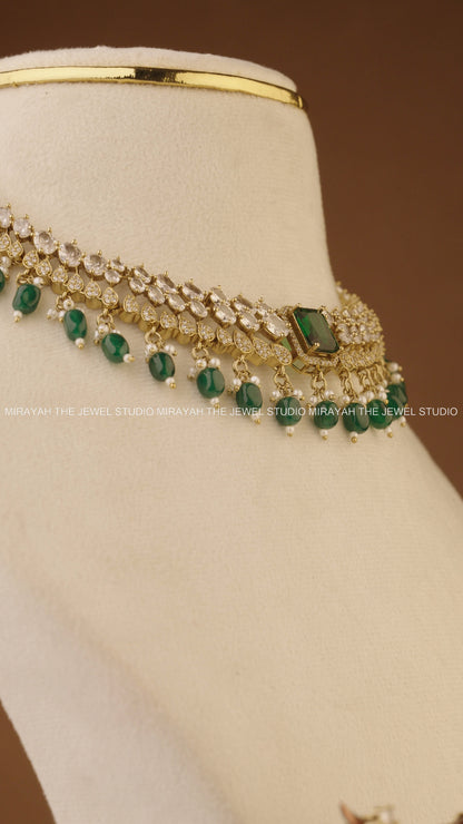 NAIRA KUNDAN ELEGANCE NECKLACE