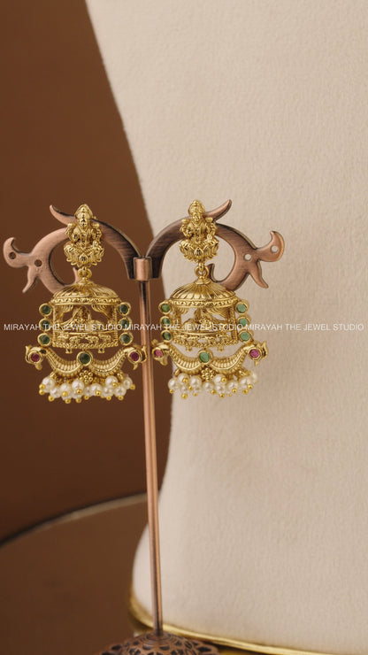 DEVYANI PEARL NECKLACE - GREEN