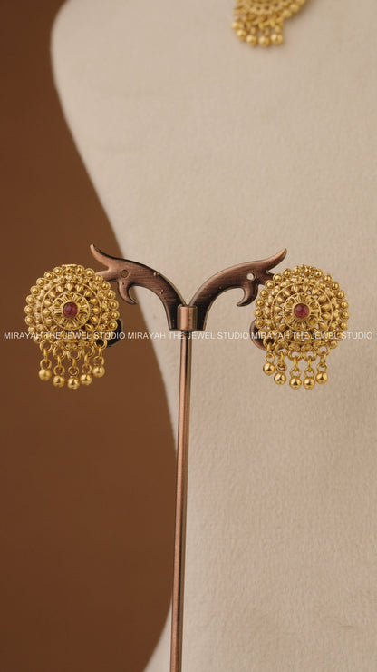 KAIRAVI MALA - RED AND GREEN